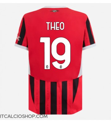 AC Milan Theo Hernandez #19 Prima Maglia 2024-25 Manica Corta